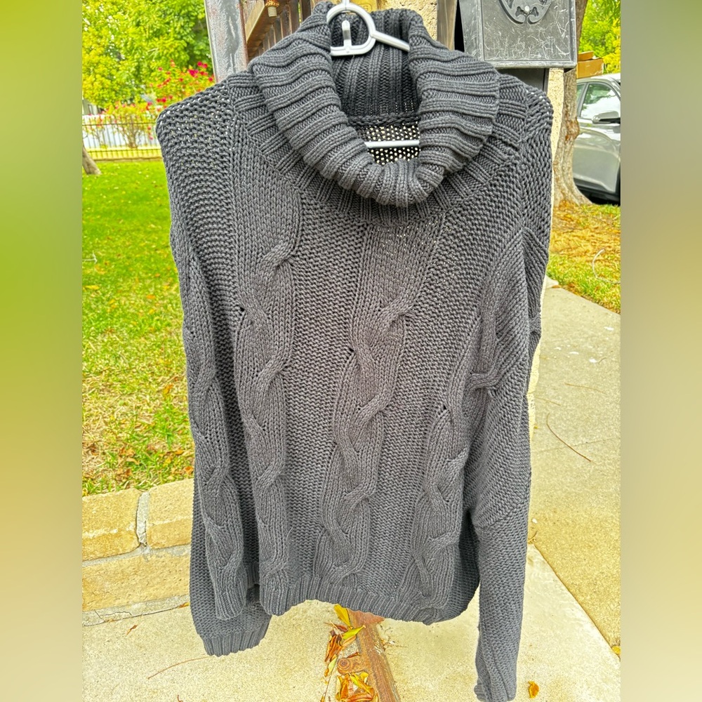 NWOT Cable knit turtle neck sweater